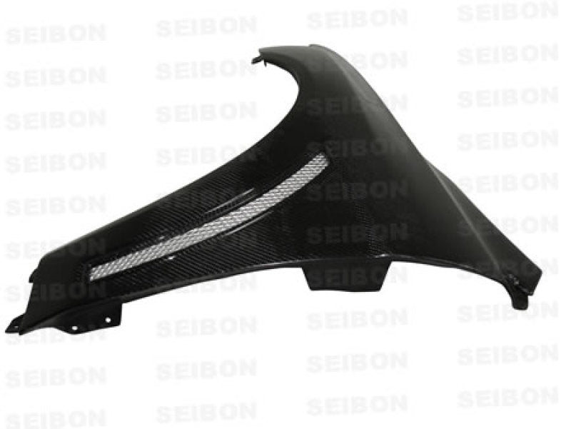 Seibon 08-12 Mitsubishi Evo X 10mm Wider Carbon Fiber Fenders 1