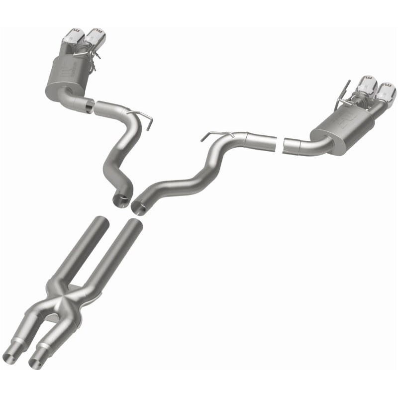 MagnaFlow SYS Cat-Back 2018 Ford Mustang GT 5.0L Competition Dual Exit Polished 4in Tips
