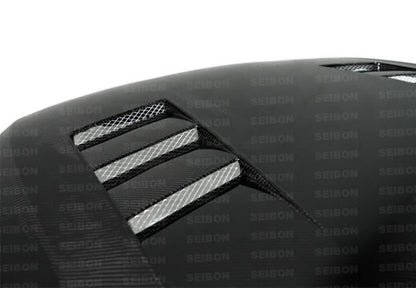 Seibon 05-10 Scion tC (ANT10L) TS-Style Carbon Fiber Hood 2