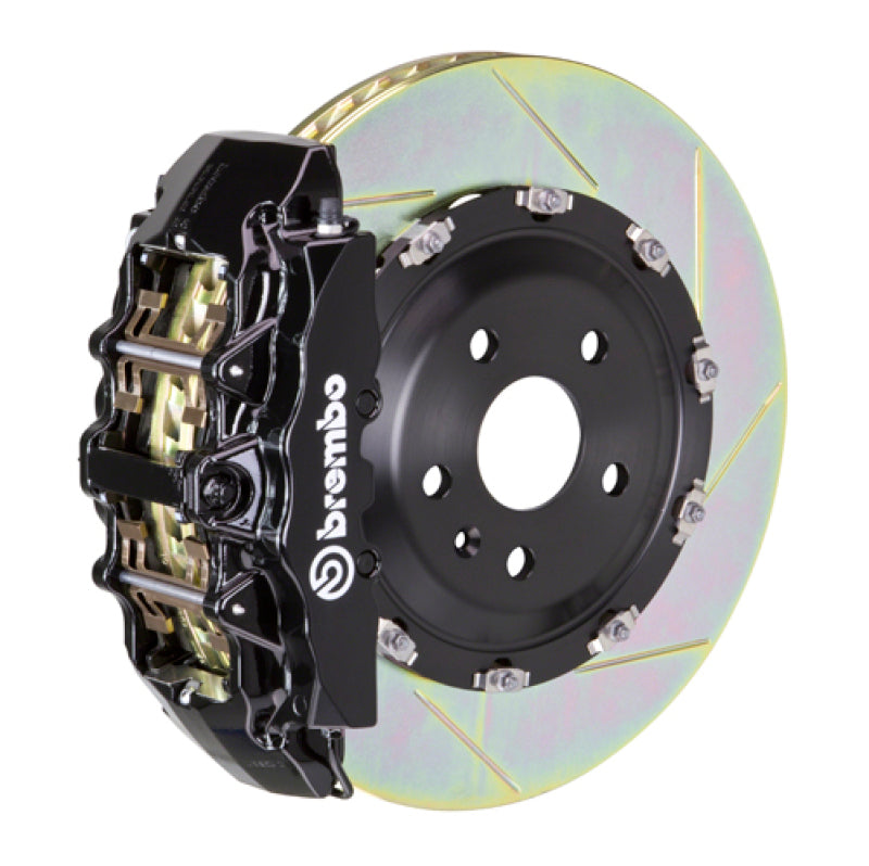 Brembo 08-13 M3/11-12 1M Front GT BBK 6 Piston Cast 365x34 2pc Rotor Slotted Type1-Black 0