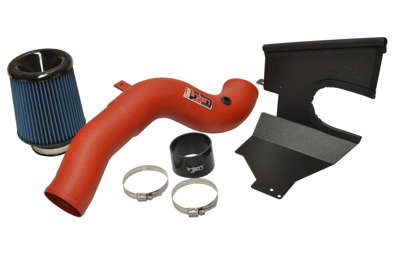 Injen 16-18 Ford Focus RS Wrinkle Red Cold Air Intake 3