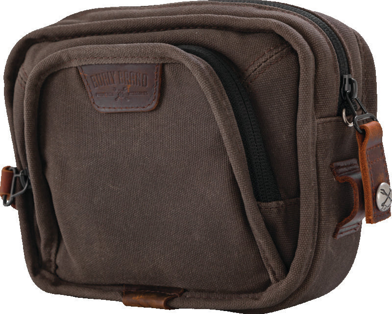 Burly Brand Handlebar Bag - Dark Oak
