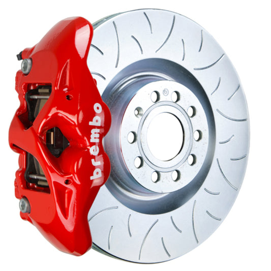 Brembo 16-23 Audi TT Front GT BBK 4 Piston Cast 345x30 1pc Rotor Slotted Type3-Red 0