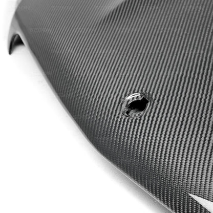 Seibon 12-14 Mercedes C-Class GT Style Carbon Fiber Hood 2