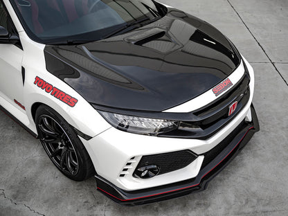 Seibon 2017 Honda Civic Type R OEM Carbon Fiber Hood 6