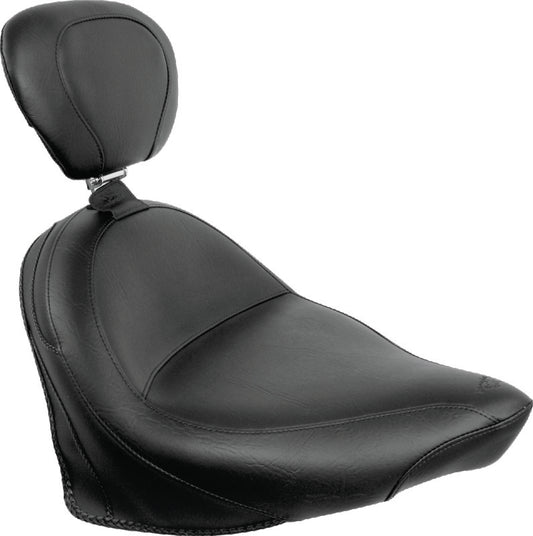 Mustang Motorcycle Mustang 07-15 Honda VT750C2 Spirit,10-20 Phantom Wide Touring 2PC Seat - Black