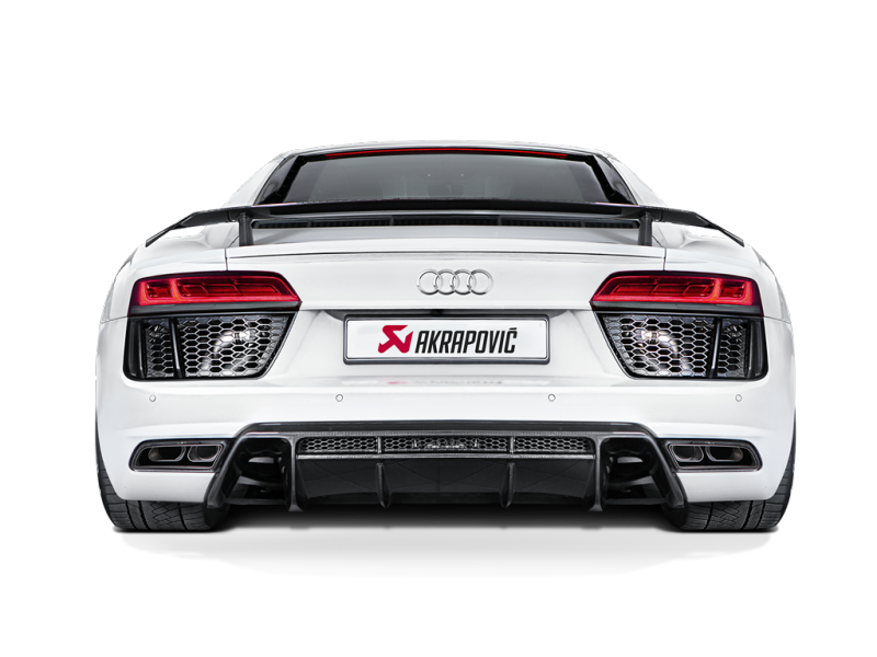 Akrapovic 16-17 Audi R8 5.2 FSI Coupe/Spyder Slip-On Line (Titanium) w/ Carbon Titanium Tips 4