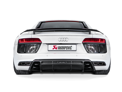 Akrapovic 16-17 Audi R8 5.2 FSI Coupe/Spyder Slip-On Line (Titanium) w/ Carbon Titanium Tips 4