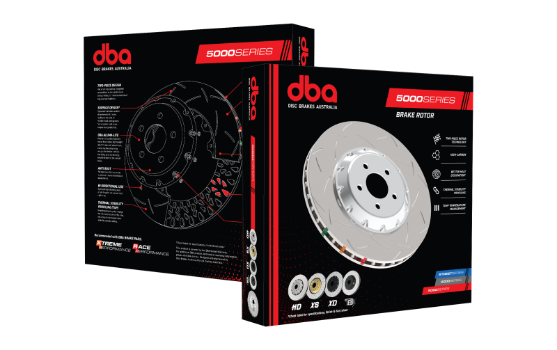 DBA T3 5000 Series Replacement Slotted Rotor