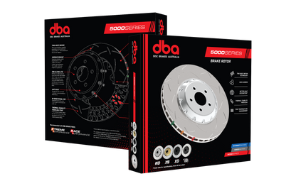 DBA 13-15 Lotus Exige Series 2 V6 T3 5000 Series Slotted Left Front Rotor