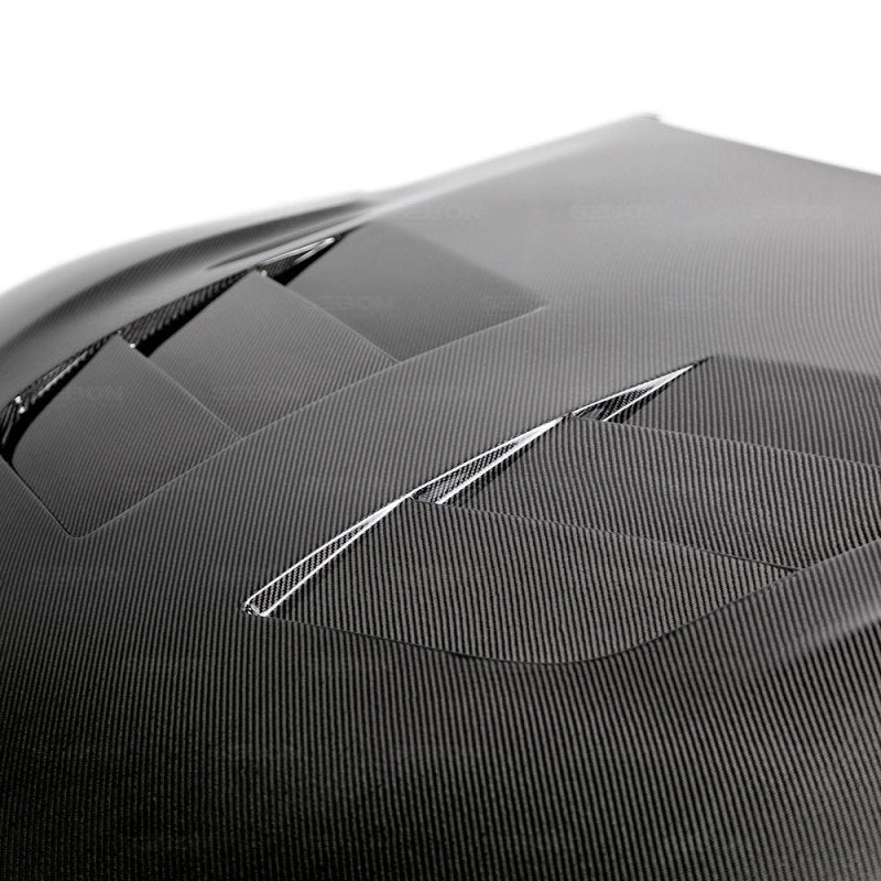 Seibon 2020 Toyota GR Supra TSII-Style Double-Sided Carbon Fiber Hood 3