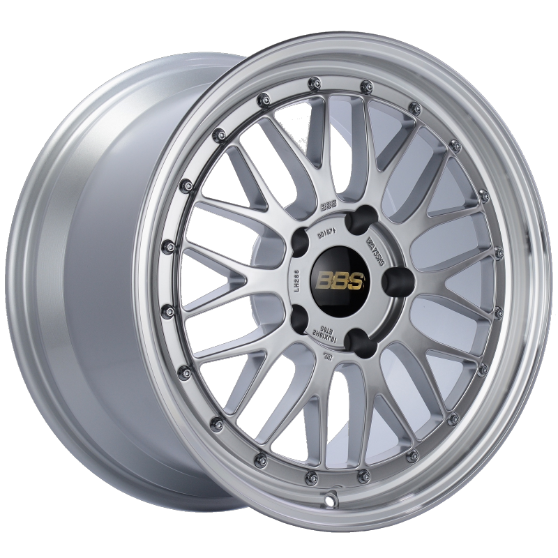 BBS LM 18x10 5x130 ET65 CB71.6 Diamond Silver Center Diamond Cut Lip Wheel 0