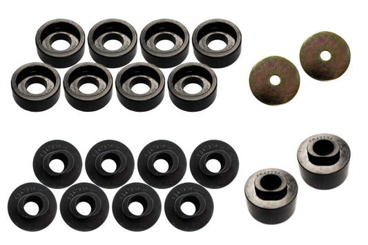 Fishbone Offroad 08-18 Ford F-250 - Black Poyurethane Body Mount Kit