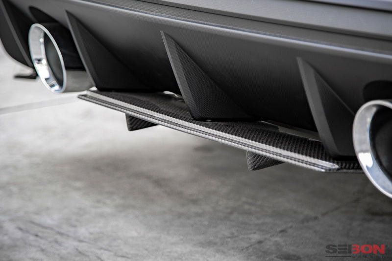 Seibon 16-17 Ford Focus RS SA-Style Carbon Fiber Rear Lip 5