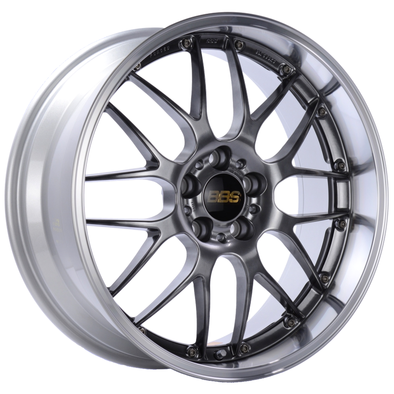 BBS RS-GT 20x8.5 5x120 ET15 Diamond Black Center Diamond Cut Lip Wheel -82mm PFS/Clip Required 0
