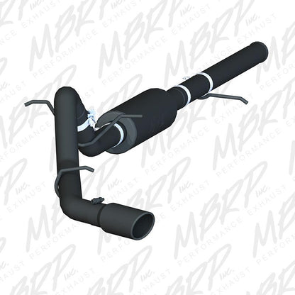 MBRP 14-17 Chevrolet Silverado 1500 4.3/5.3L 3in Cat Back Single Side Exit Black Exhaust
