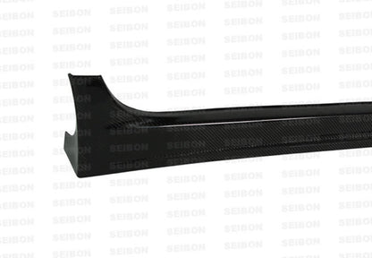 Seibon 08-10 Mitsubishi Evo X VR-style Carbon Fiber Side Skirts 2