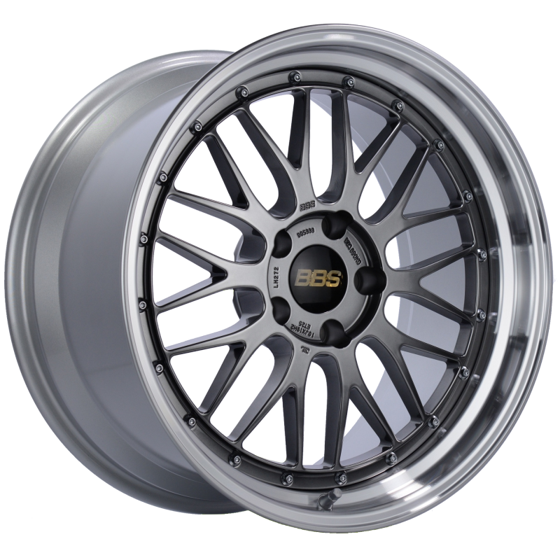 BBS LM 19x10 5x120 ET25 Diamond Black Center Diamond Cut Lip Wheel -82mm PFS/Clip Required 0