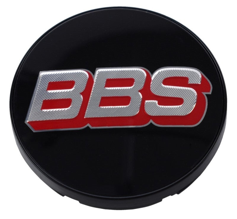 BBS Center Cap 56mm Black/Silver/Red 0