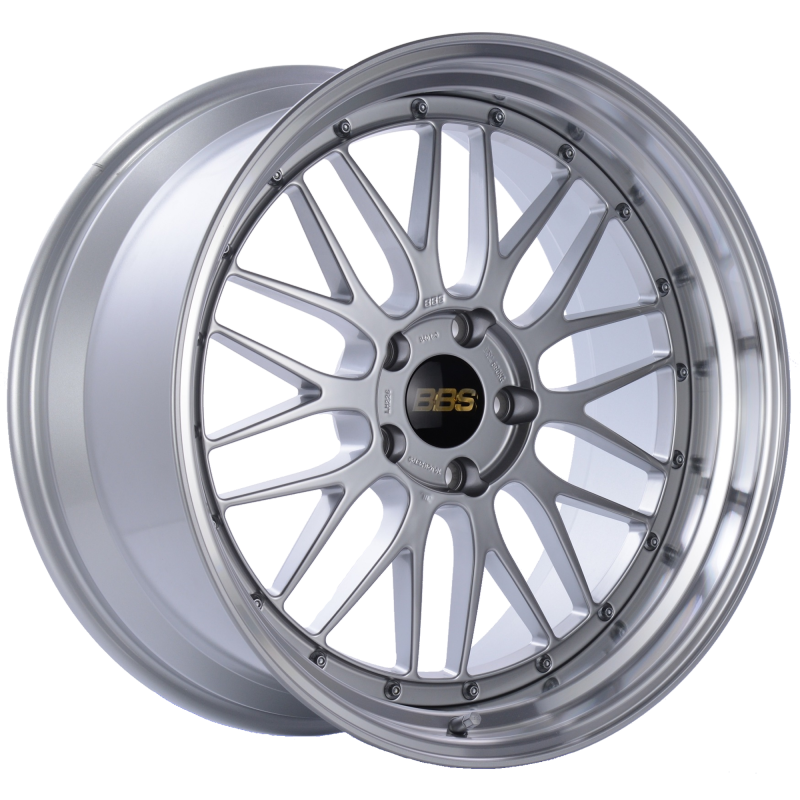 BBS LM 20x10 5x120 ET20 Diamond Silver Center Diamond Cut Lip Wheel -82mm PFS/Clip Required 0