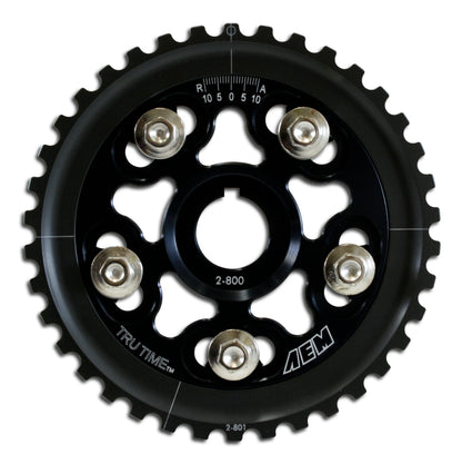 AEM 88-95 Honda Civic/ 93-95 Del Sol S & Si Black Tru-Time Cam Gear - Integra