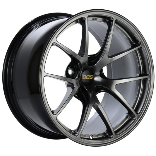 BBS RI-A 18x10.5 5x120 ET37 Diamond Black Wheel -82mm PFS/Clip Required 0