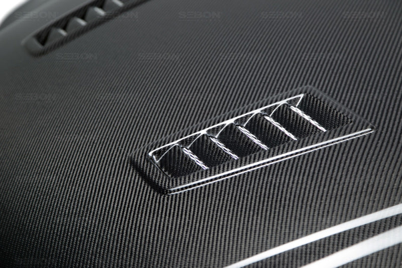 Seibon 12-13 Ford Focus RS-Style Carbon Fiber Hood 2