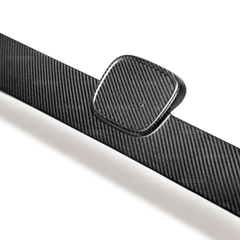 Seibon 2016+ Honda Civic 4DR Carbon Fiber OE Trunk Garnish 3