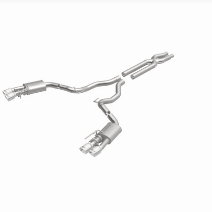 MagnaFlow SYS Cat-Back 2018 Ford Mustang GT 5.0L Competition Dual Exit Polished 4in Tips