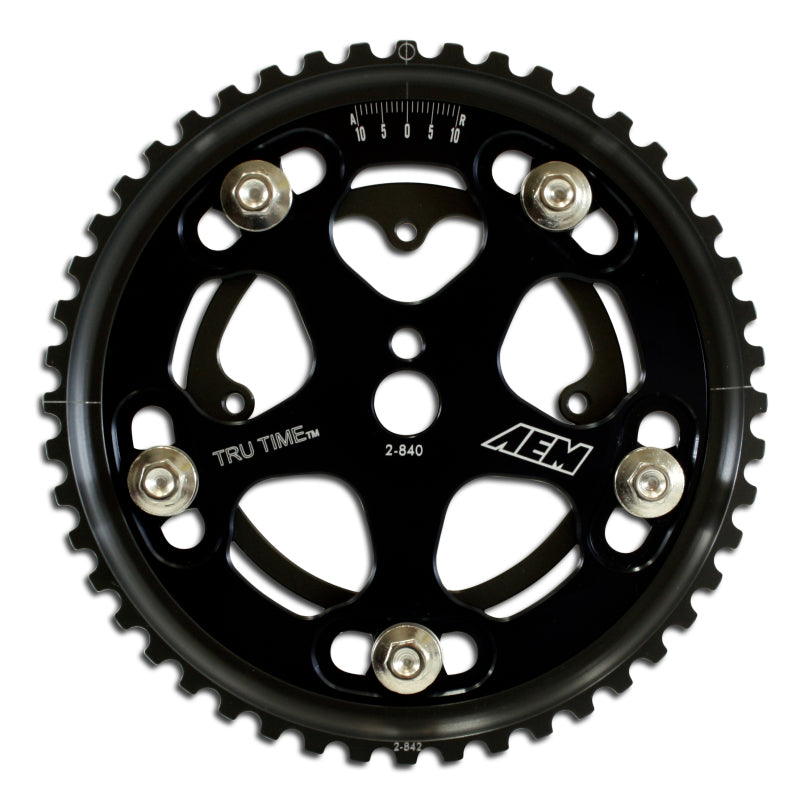 AEM 4G63/T Black Tru-Time Cam Gear - PT