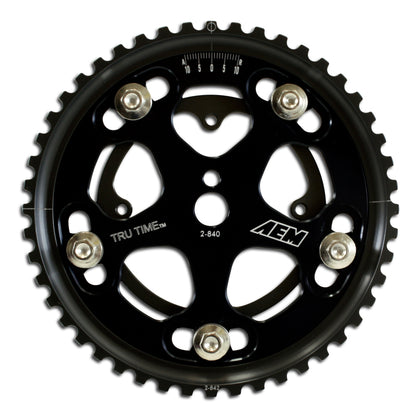 AEM 4G63/T Black Tru-Time Cam Gear - PT
