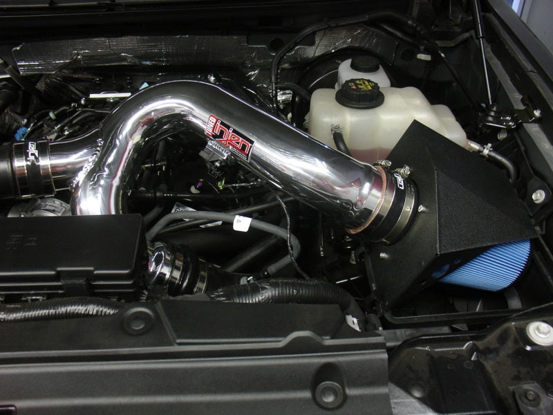 Injen 12-13 Ford F-150 V6 3.5L Eco Boost Engine Short Ram Intake Kit w/ MR Tech - Wrinkle Black 2