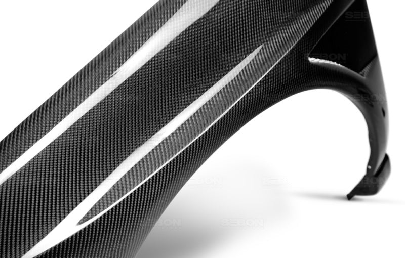 Seibon 04-05 Subaru WRX/STi 10mm Wider Carbon Fiber Fenders 5