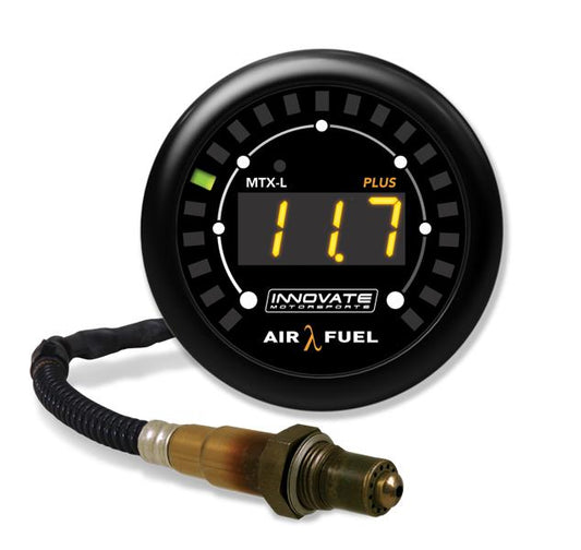 Innovate Motorsports Innovate MTX-L PLUS Digital Air/Fuel Ratio Gauge Kit 8ft w/O2 Sensor