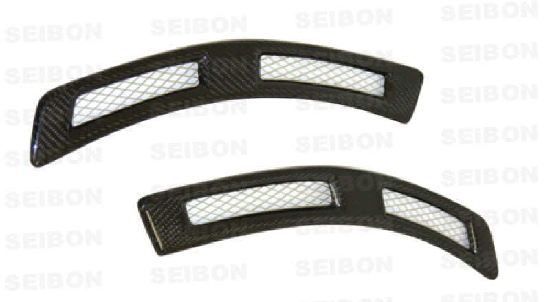 Seibon 08-10 Mitsubishi Evo X Carbon Fiber Fender Ducts 0