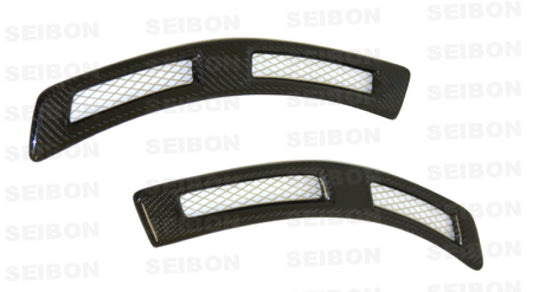 Seibon 08-10 Mitsubishi Evo X Carbon Fiber Fender Ducts 0