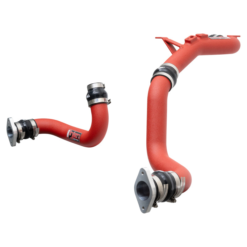 Injen 22-23 Honda/Acura Civic/Si/Integra 1.5L Turbo Aluminum Intercooler Pipe Kit - Wrinkle Red 3