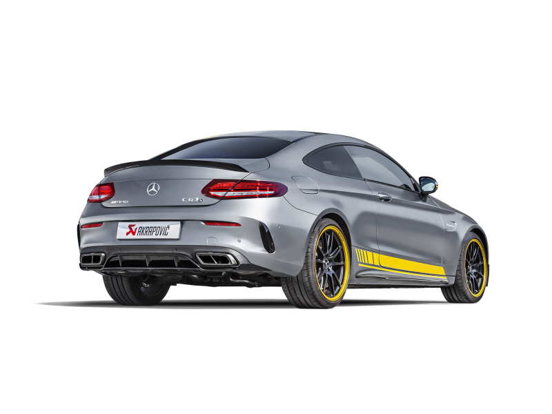 Akrapovic 16-17 AMG C63 Coupe Evolution Line Cat Back (Titanium) w/ Carbon Tips (Req. Link Pipe) 2