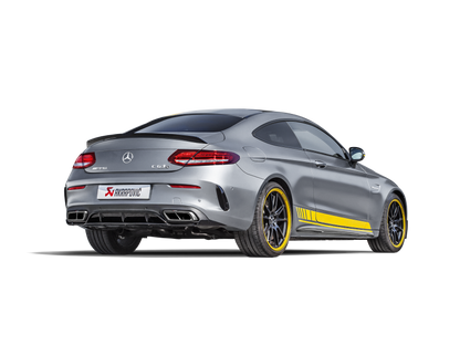 Akrapovic 16-17 AMG C63 Coupe Evolution Line Cat Back (Titanium) w/ Carbon Tips (Req. Link Pipe) 2