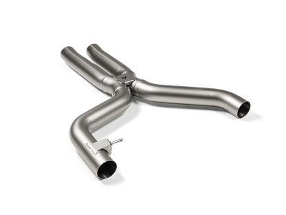 Akrapovic 2021+ BMW G87 M2, G80 M3 &amp; G82 M4 Evolution Short Link pipe w/o Resonator  (Titanium) 0