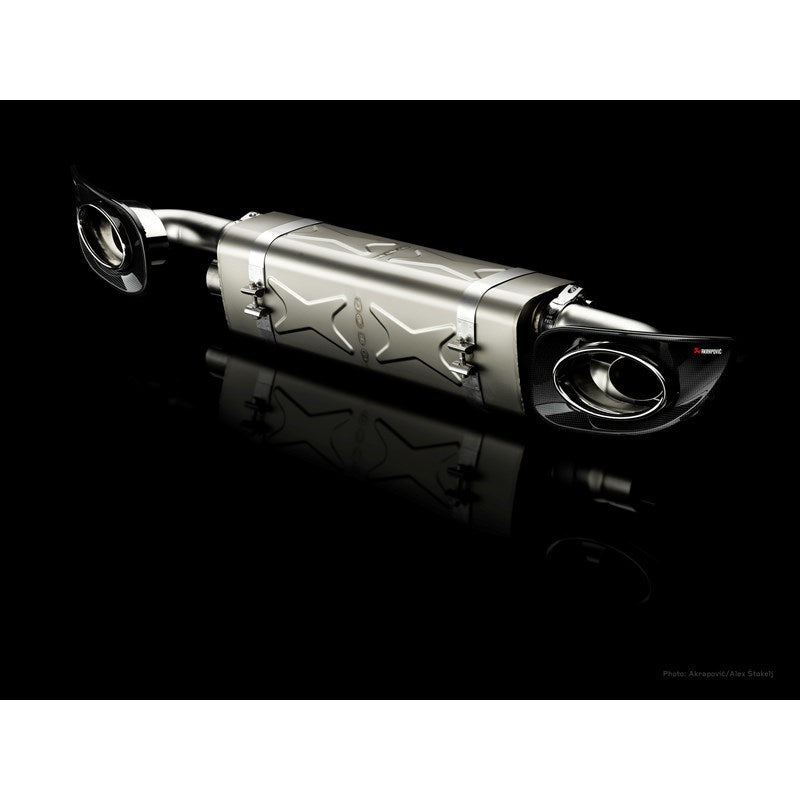 Akrapovic 10-13 Porsche 911 Turbo / Turbo S (997 FL) Slip-On Line (Titanium) w/ Titanium Tips 5