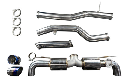 Injen 20-21 Toyota Supra 3.0L Turbo 6cyl SS Cat-Back Exhaust w/ Burnt Tips 1