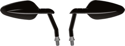 Burly Brand Radar Mirror Set - Black