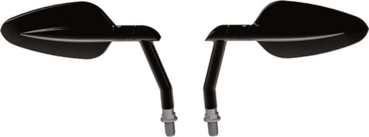 Burly Brand Radar Mirror Set - Black