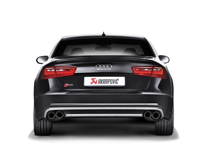 Akrapovic 13-17 Audi S6 Avant/Limousine (C7) Evolution Line Cat Back (Titanium) w/ Carbon Tips 6