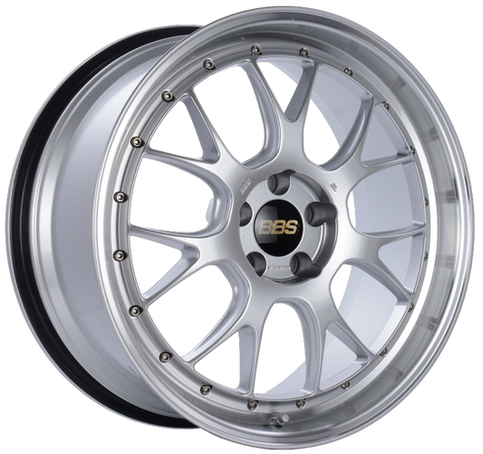 BBS LM-R 20x9.5 5x114.3 ET40 CB66 Diamond Silver Center Diamond Cut Lip Wheel 0