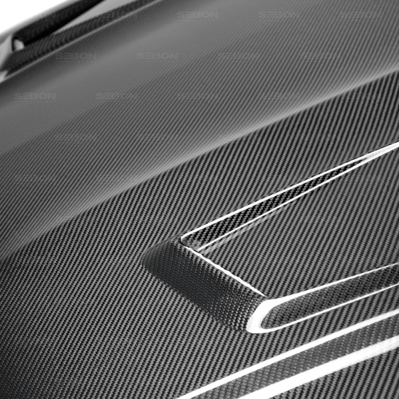 Seibon 12-14 Mercedes C-Class GT Style Carbon Fiber Hood 4