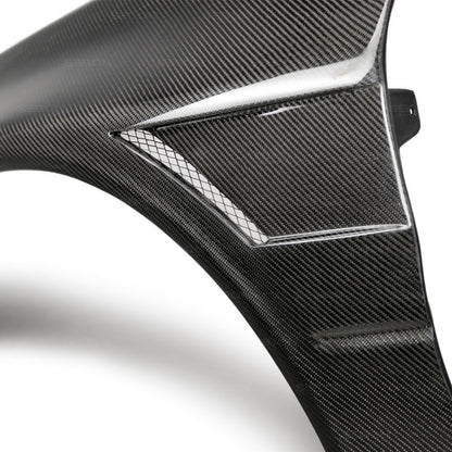 Seibon 03-07 Mitsubishi Evo 8 & IX 10mm Wider Carbon Fiber Fenders 8