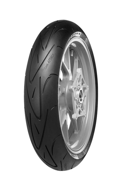 Continental Tire Continental ContiSportAttack - 120/70 ZR 17 M/C (58W) TL Front