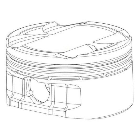 CP Pistons CP Piston Bullet Race Series Chevy LS1 3.905 Bore 3.622 Stroke 6.125 Rod Set Of 8